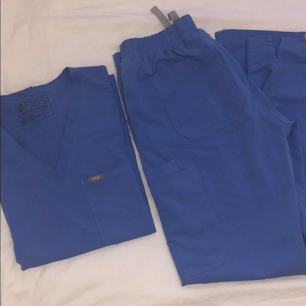 Figs Ceil blue yola skinny pants